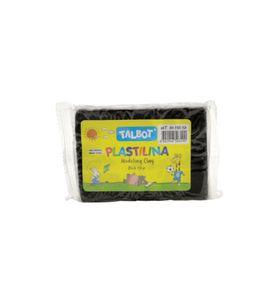 Plastilina, Block x 150 g. Negro